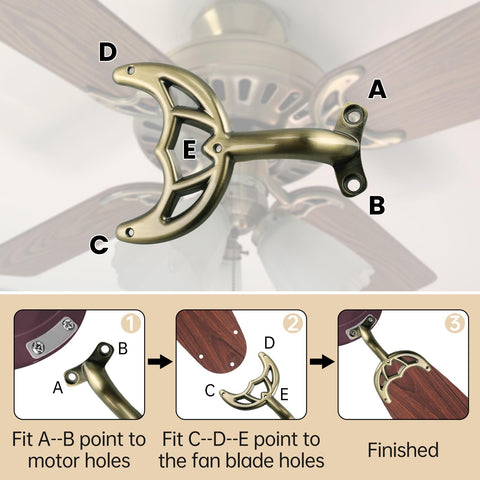 Durable antique brass finish resists corrosion in humid spaces.