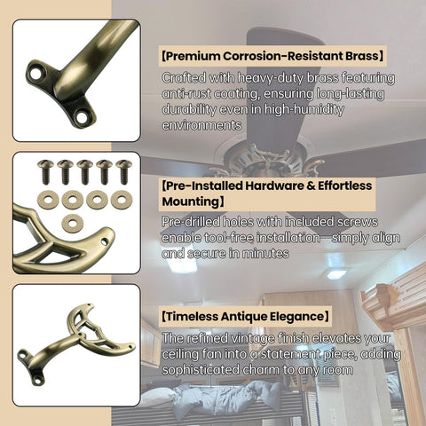 Easy installation with a screwdriver and clear instructions from Aulpq.