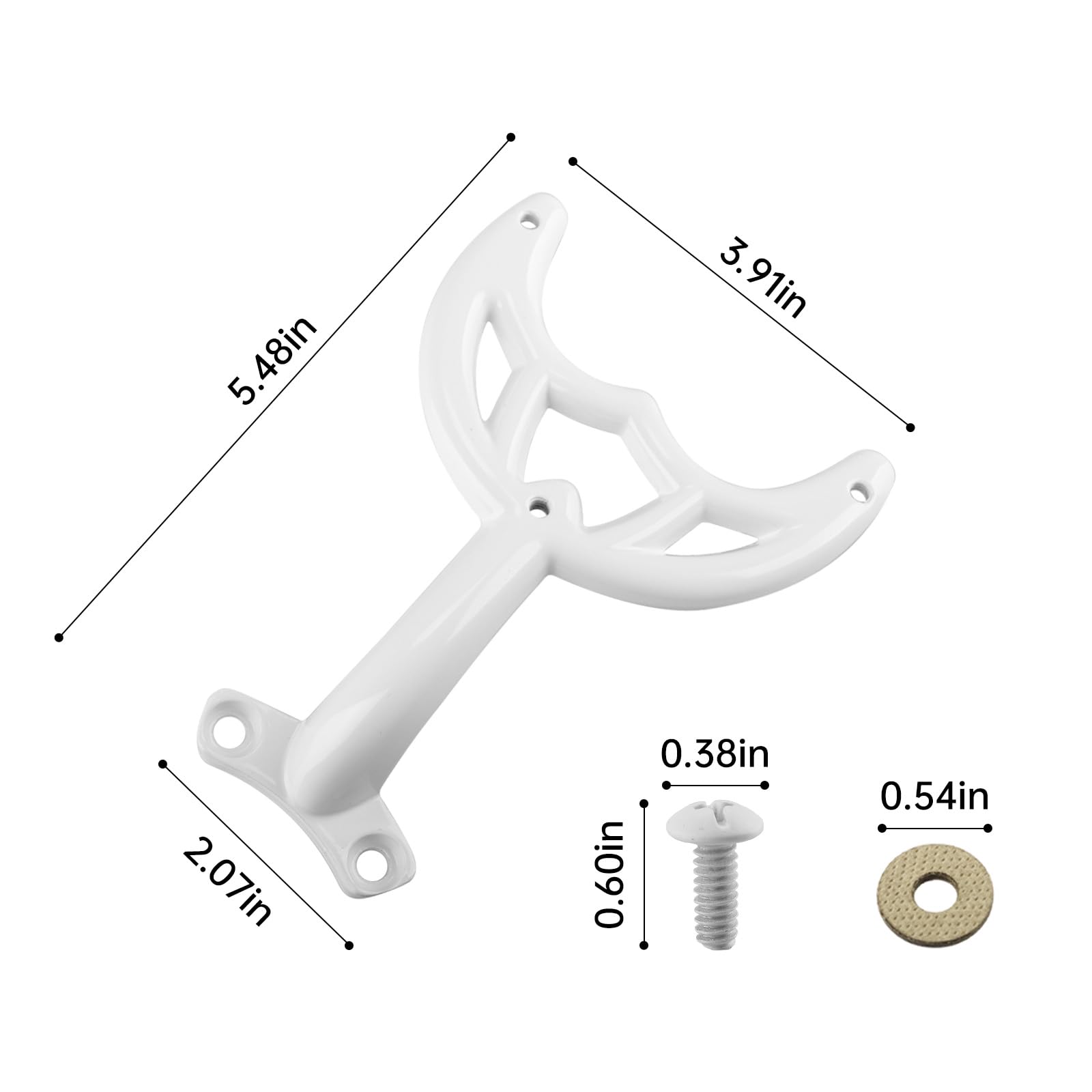 Aulpq replacement arm close-up shows precise fitment for 42-inch fans.