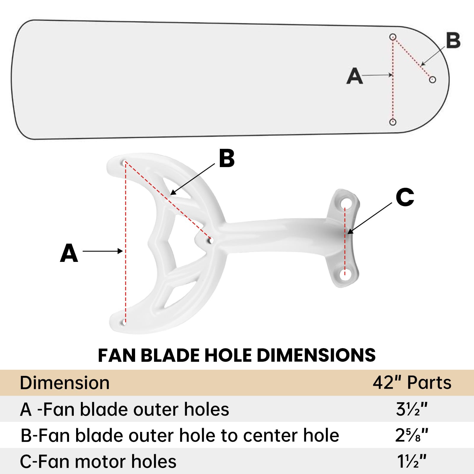 Aulpq white-finish arm close-up highlights weather-resistant coating and clean look.