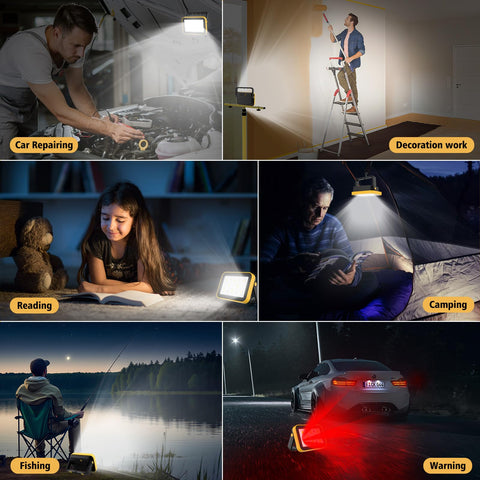 AUMIO COB LEDs provide bright 6000K white light for clear task illumination.