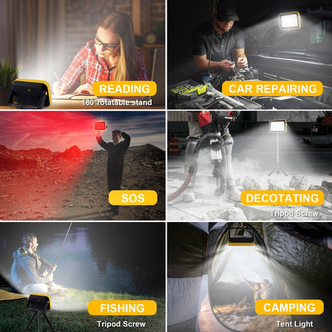 AUMIO work light with 5in1 modes for flexible task lighting.