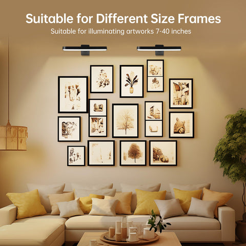 Auncko cordless wall sconce is a compact 9.4-inch fixture