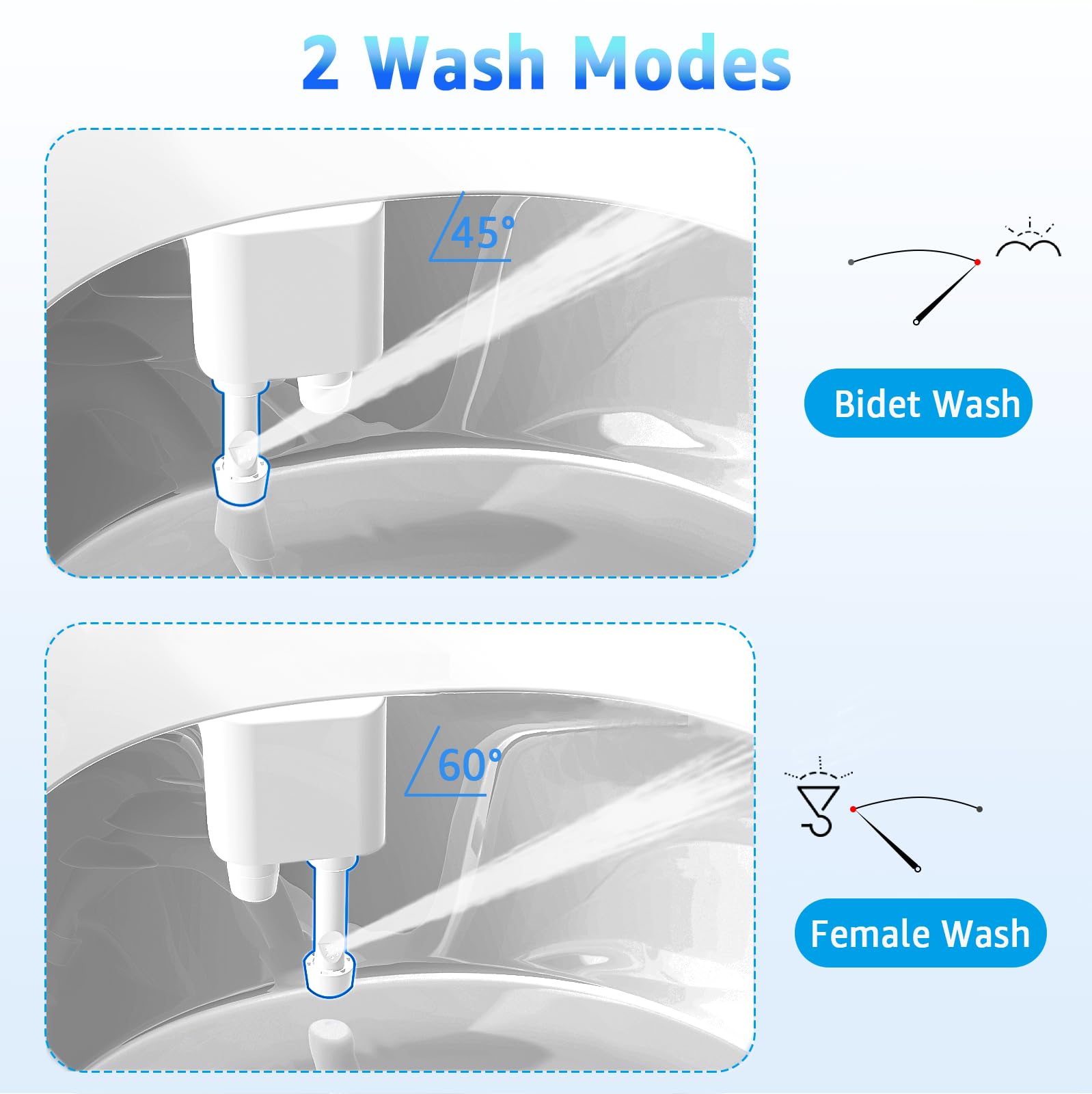 Aünsffer installation kit for easy DIY setup on standard toilets.
