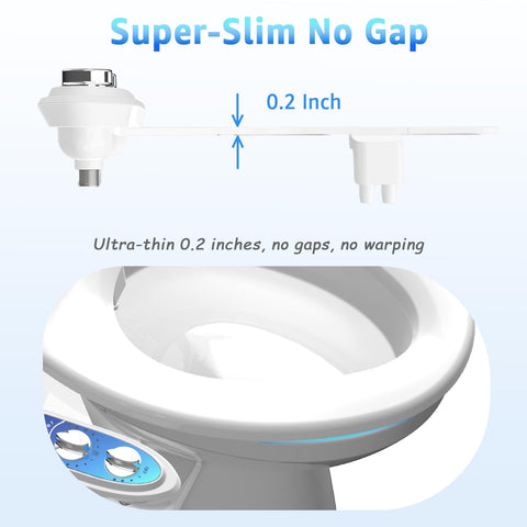 Aünsffer water pressure control for adjustable cleansing intensity.