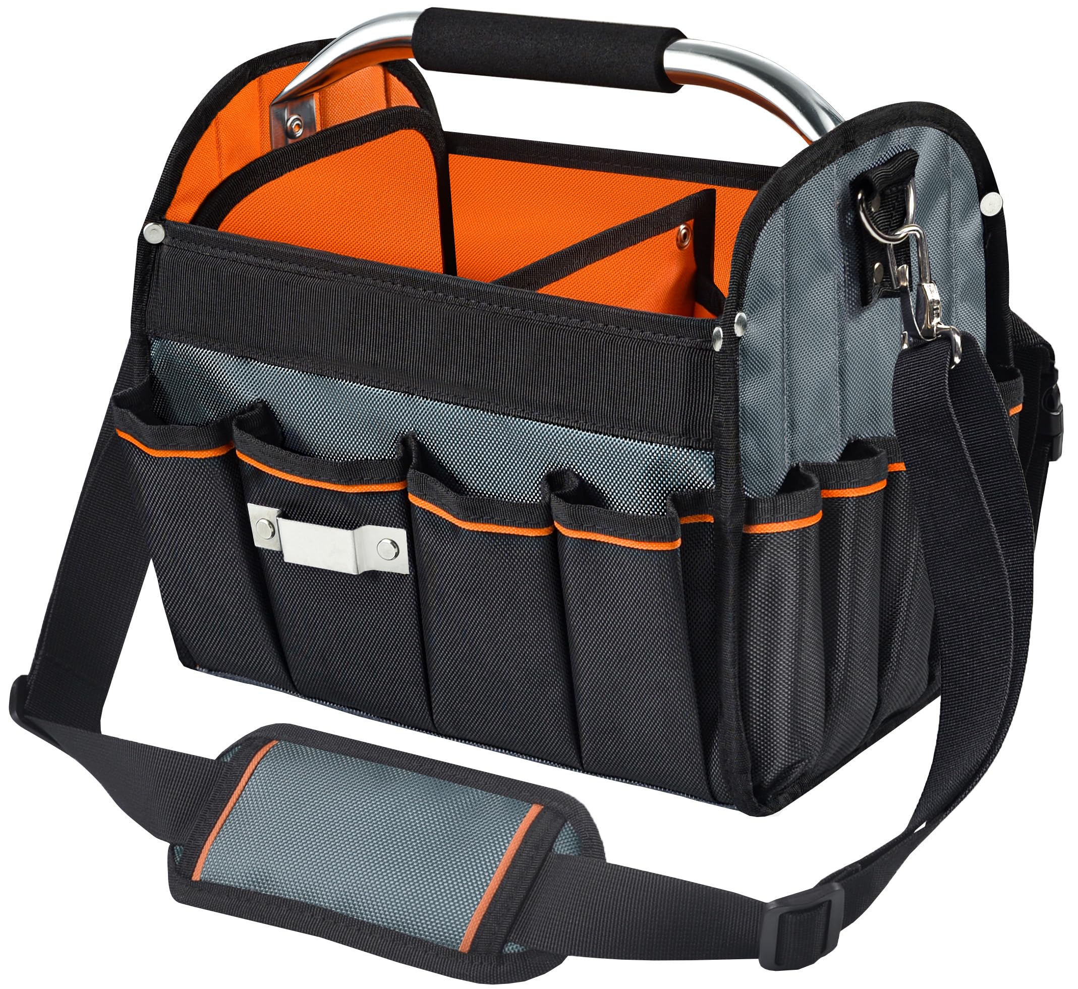 Aupofit 12-inch tool tote open top for fast tool retrieval