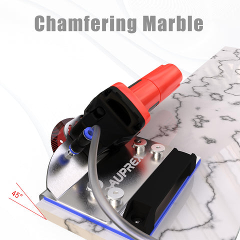AUPREX compatibility with 100-type angle grinders enables versatile use.