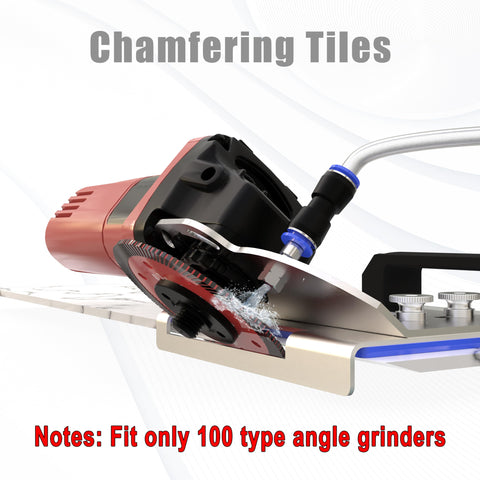 AUPREX grip handle design provides steady direction during chamfering.