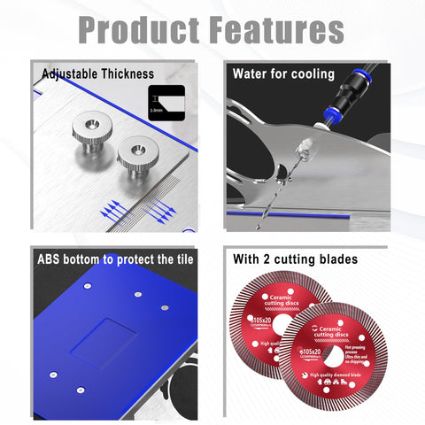 AUPREX sturdy clamp structure keeps the tool vibration-free during use.