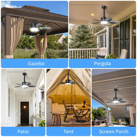LED 30W light provides up to 2000 lumens and adjustable brightness for versatile illumination.