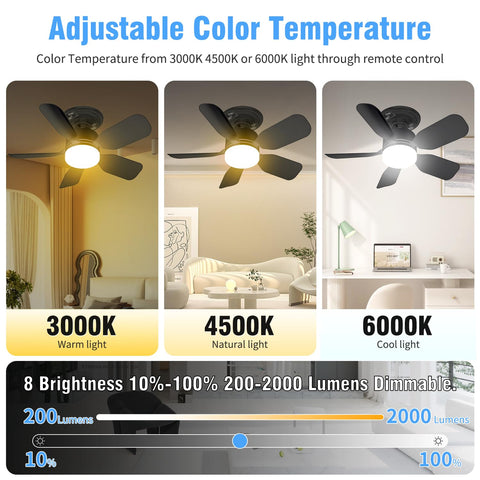 aupuslite six-speed fan design for customizable airflow with quiet operation