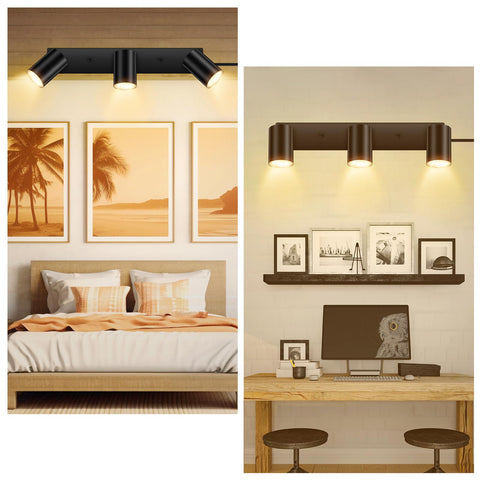 AUQUEE lighting kit fits kitchens, hallways, living rooms, and galleries