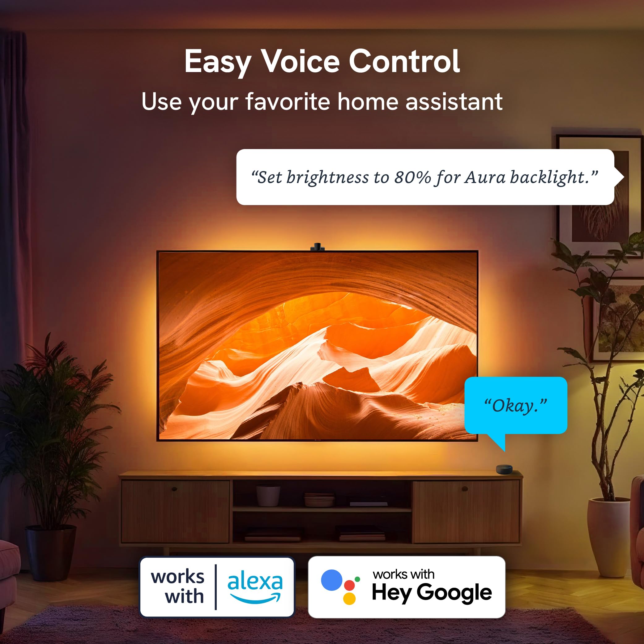 Aura Labs music sync lights pulse to your soundtrack.