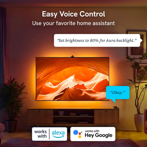 Aura Labs music sync lights pulse to your soundtrack.