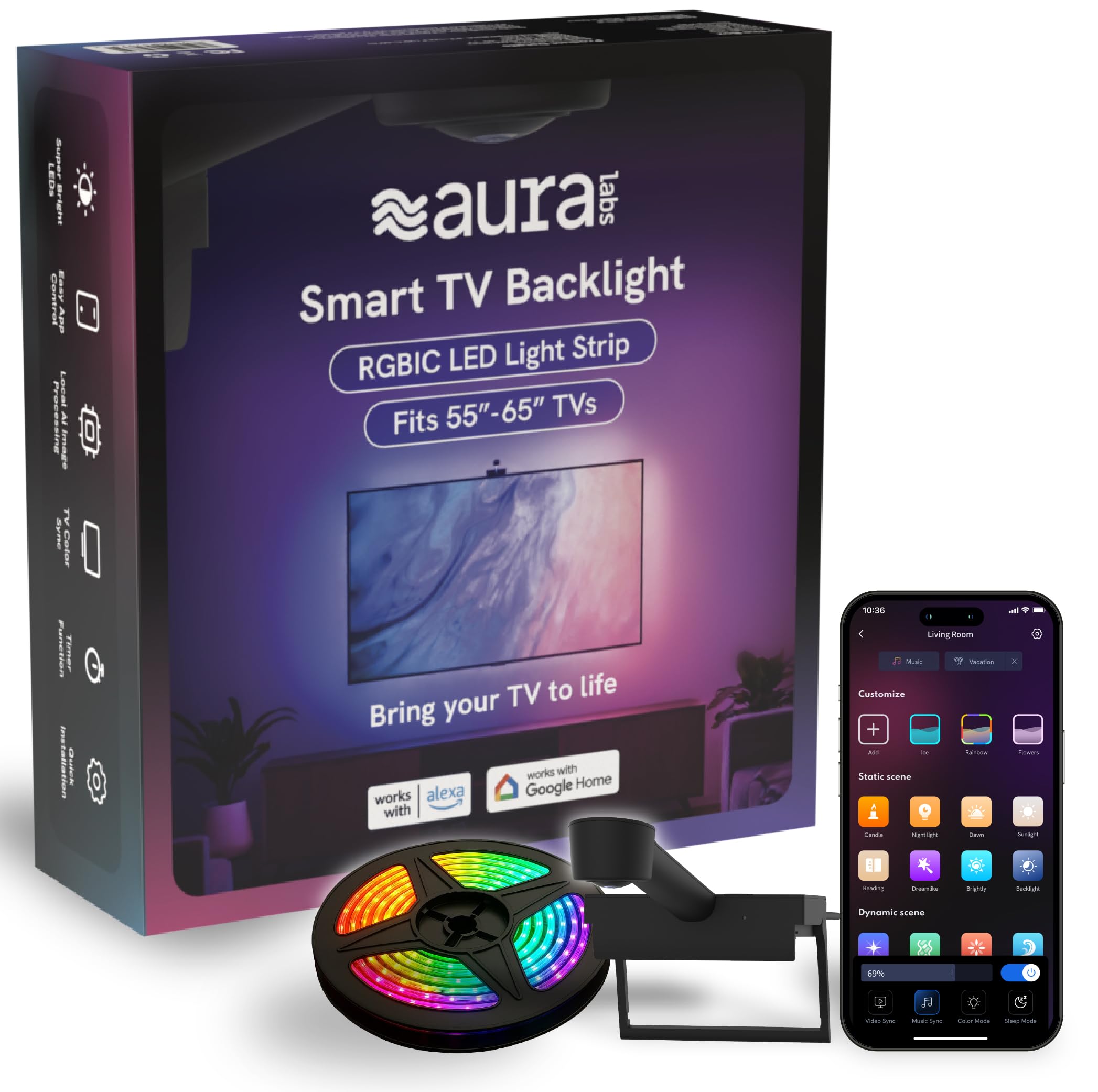 Aura Labs 1-year warranty adds reassurance of durability.