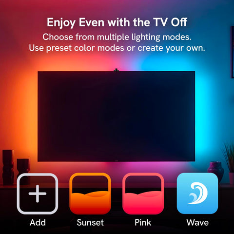 Aura Labs custom scenes offer colors, patterns, and speeds.