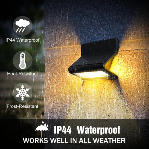 AURAXY IP44 waterproof outdoor light enduring rain and wind outdoors.