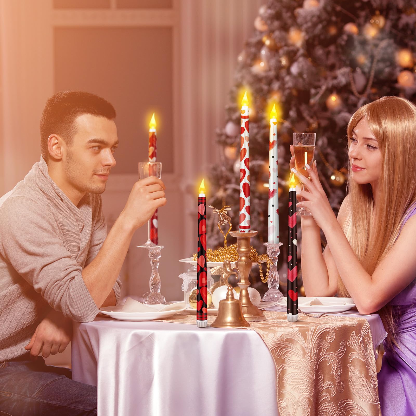 Aurelema battery-operated candles with remote suit home spaces and intimate dinners