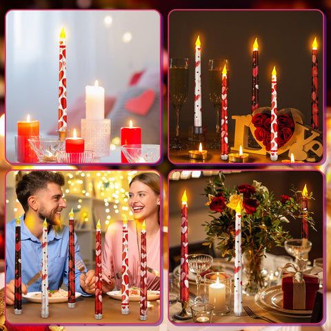 Aurelema remote-controlled flameless candles provide effortless mood lighting for weddings