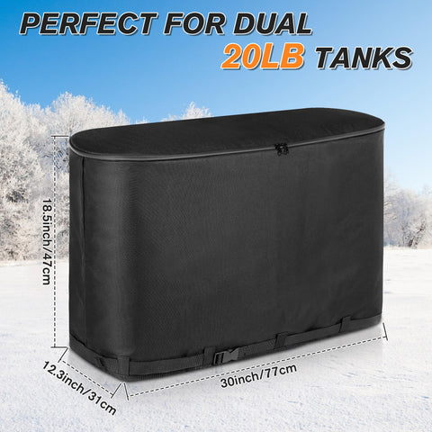 Aurelema waterproof and UV-resistant material shields tanks from harsh weather