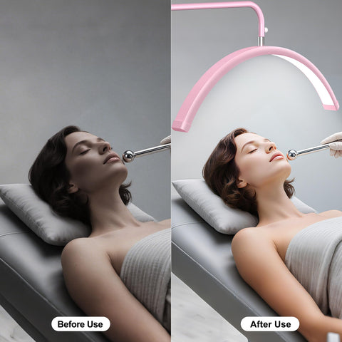 AURELLE Half Moon Lash Light 360 gooseneck for flexible positioning.