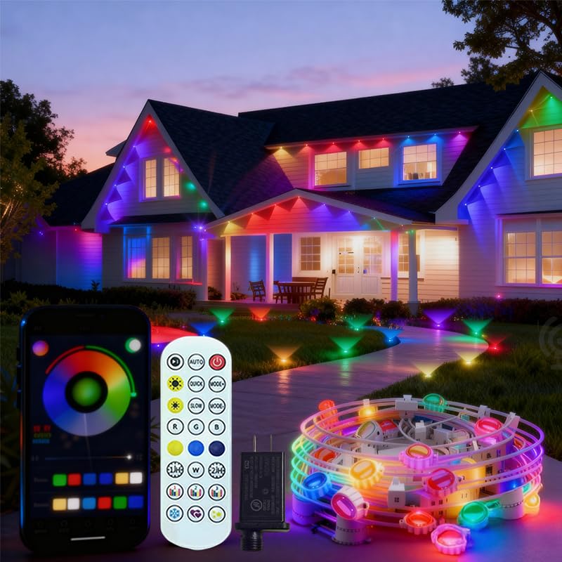 AurNyvaMay remote-control operation for effortless outdoor lighting customization.