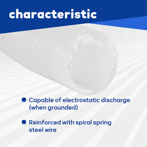 AuroraReveal PVC hose with steel wire core for durable workshop use
