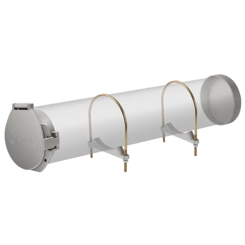 Aussio conduit carrier kit front cap 6in secures pipes during transport