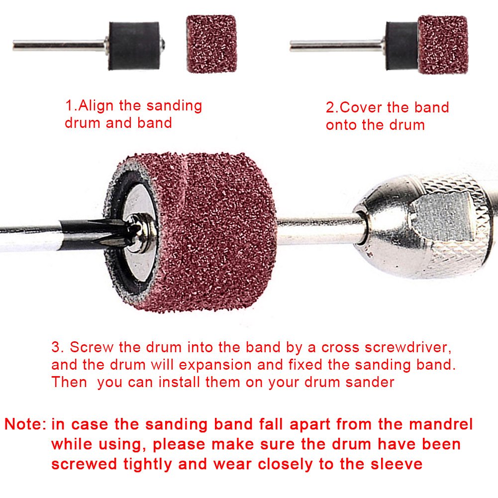 AUSTOR 24 mandrels close-up enabling secure, precise drum mounting.