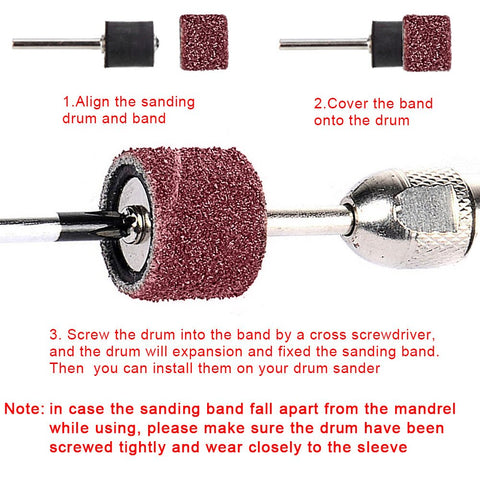 AUSTOR 24 mandrels close-up enabling secure, precise drum mounting.