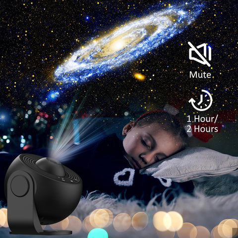 Ausyle Galaxy Projector Milky Way disc offers dramatic starry ambience.