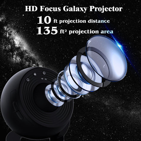 Ausyle Galaxy Projector Mystic Mountain disc offers vivid cosmic landscapes.