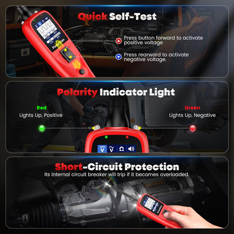 Autel PowerScan activating a component to verify operation on the network.