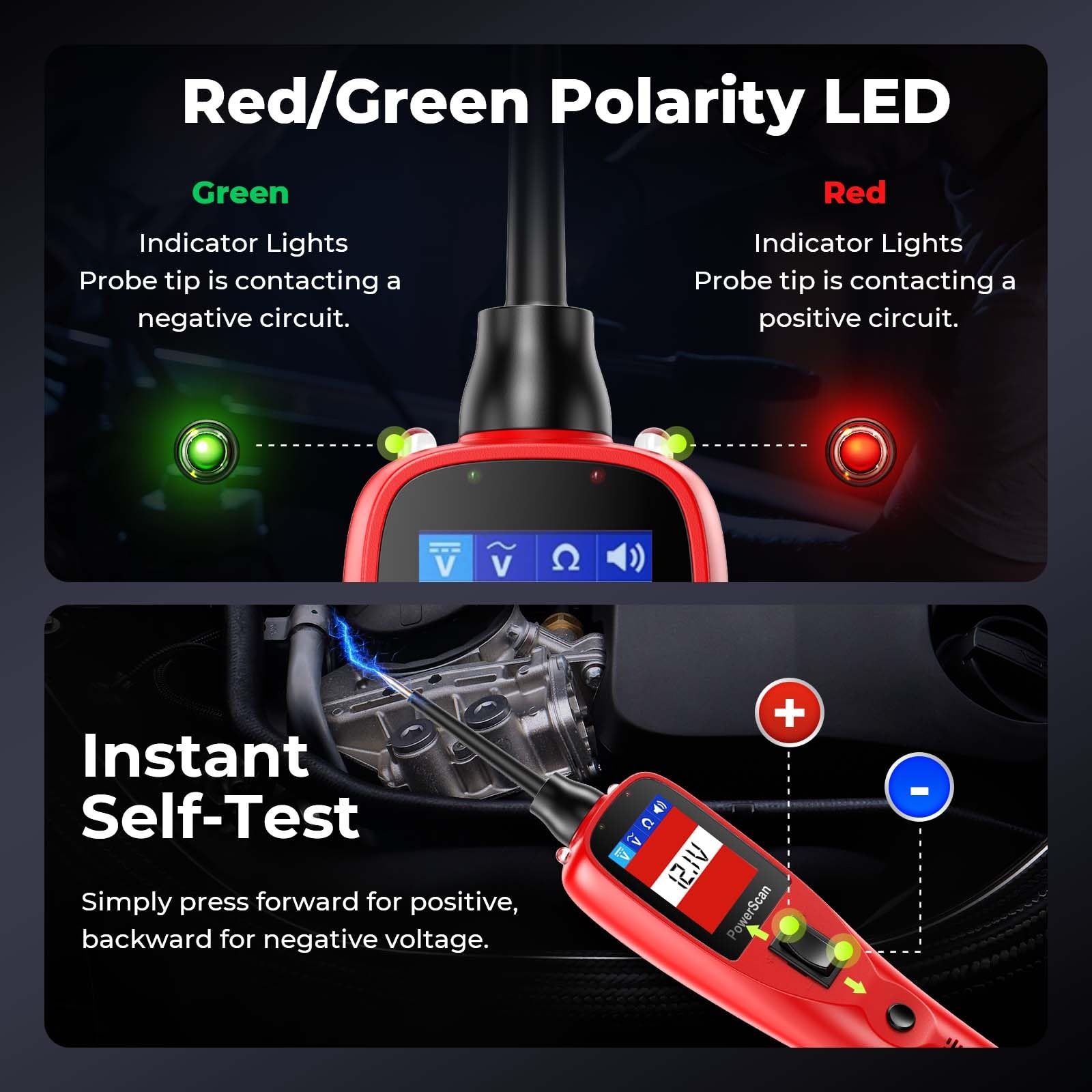 Autel PowerScan short circuit detection highlighting fast fault pinpointing.