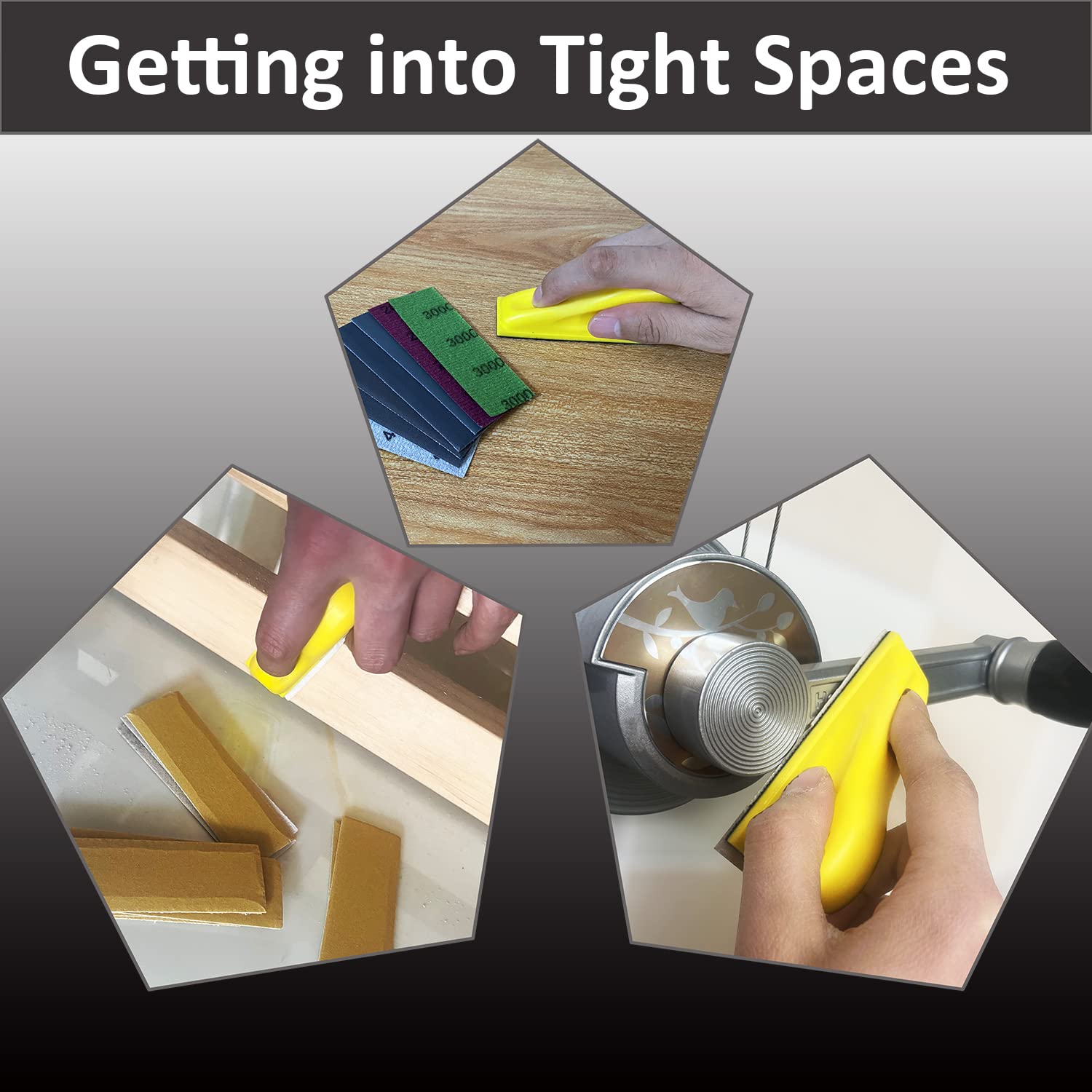 AutKerige mini sander ideal for small spaces and tight corners