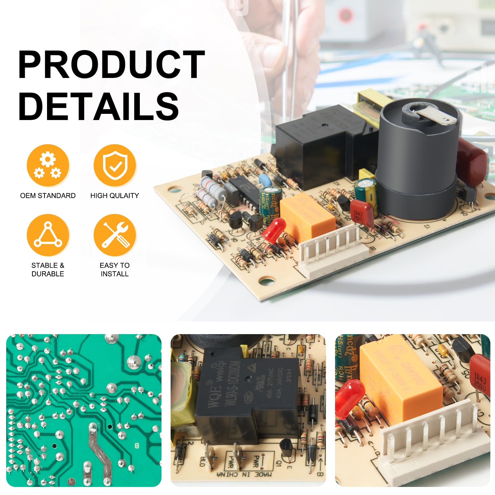 AUTOBABA OEM-standard-replacement-board ready for quick swap in RV furnaces