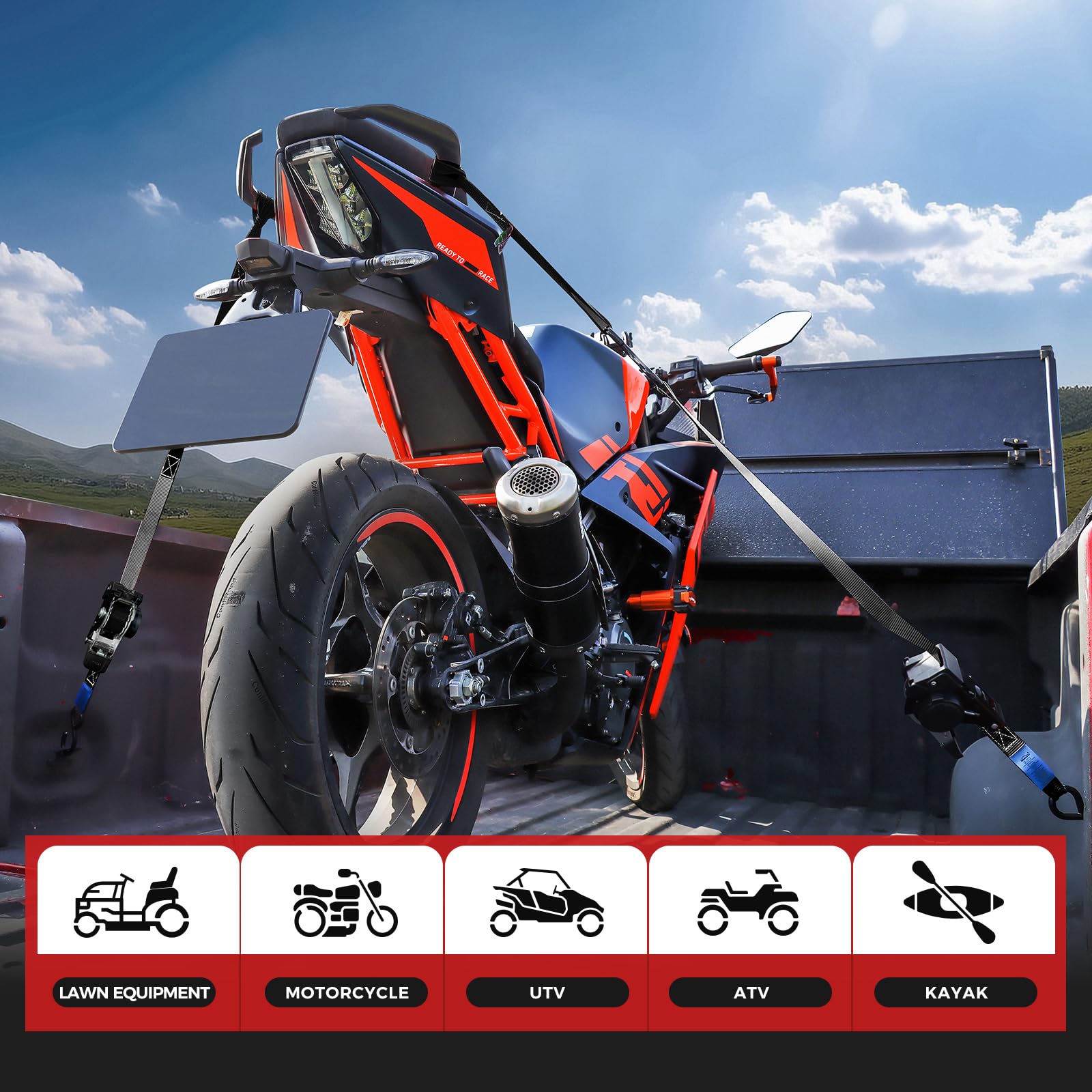 Autofonder soft loops included for gentle, versatile attachment.