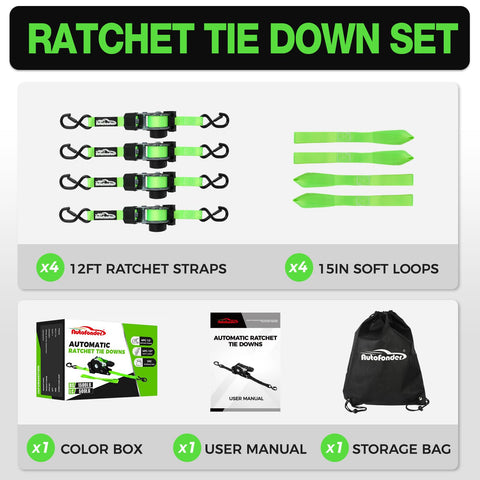 Autofonder storage bag keeps the set organized for on-the-go transport.