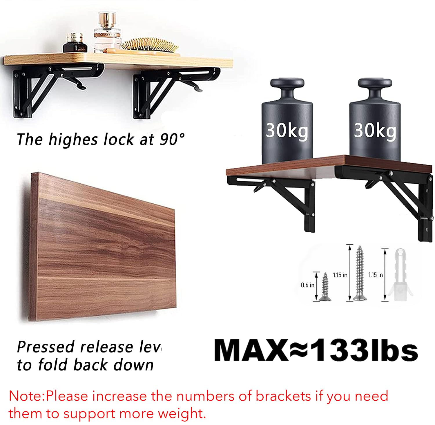AUTOHJ bracket features triangle structure for stable support