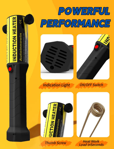 Autoinnowin cooling fan protects against overheating during operation.