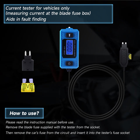 Autokcan car fuse tester is compact and waterproof for portable use