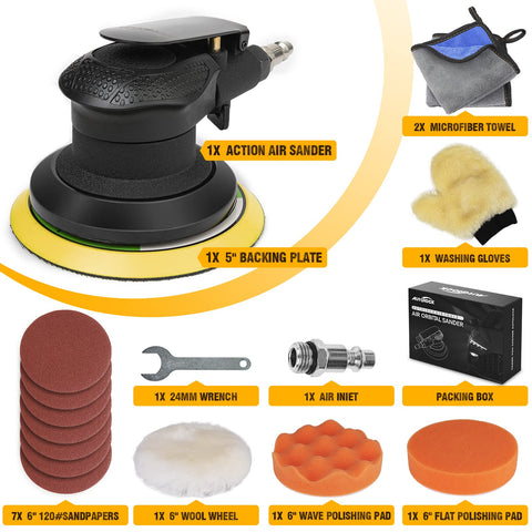 Autolock package includes pads, sponge pads, cloths, and manual.