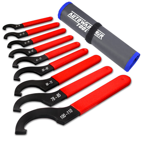 AutoWanderer Tool coilover spanner 22-26mm for precise nut adjustments during maintenance