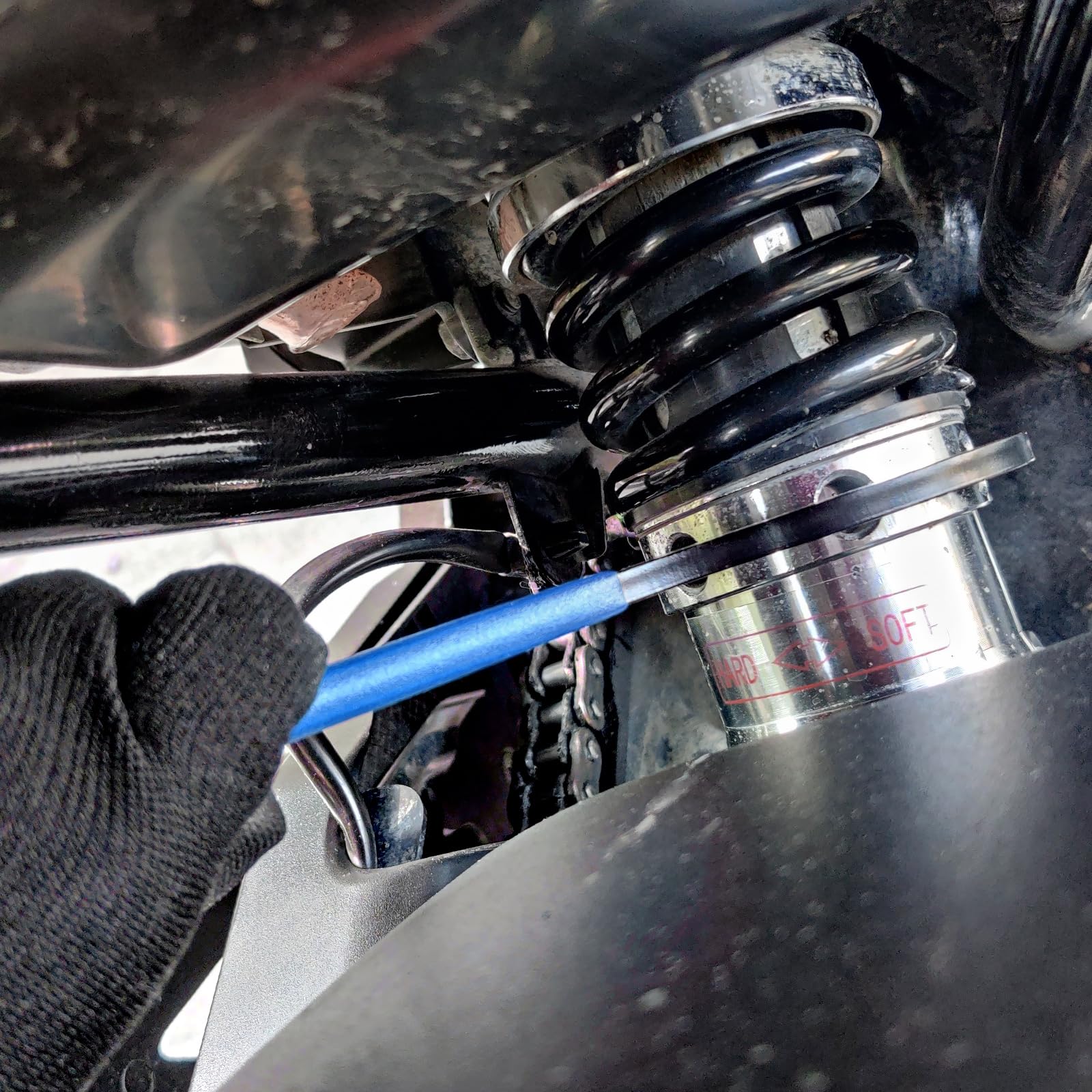 AutoWanderer Tool 45-52mm coilover wrench handles larger coils with comfortable leverage.