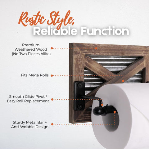 Autumn Alley durable corrosion-resistant metal finish for long-lasting farmhouse style.