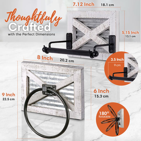 Autumn Alley galvanized-metal hardware designed for moisture resistance.