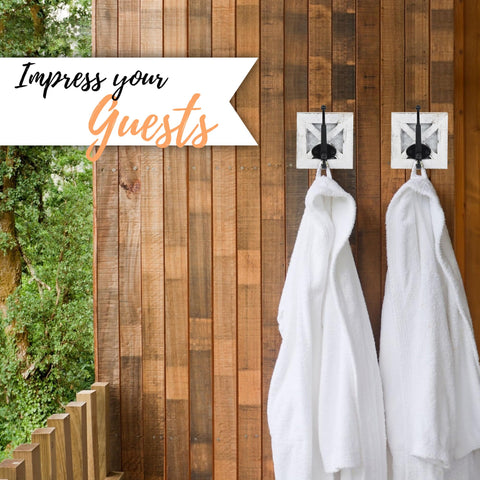 Autumn Alley two-pack hooks on wall—space-saving organization.