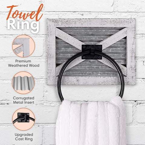 Autumn Alley wall-mount setup showcasing space-saving bathroom storage.