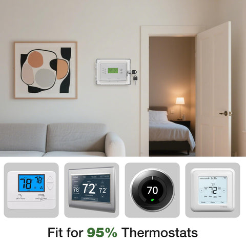 AUURIO interior-usable-size reveals compact fit for most thermostats