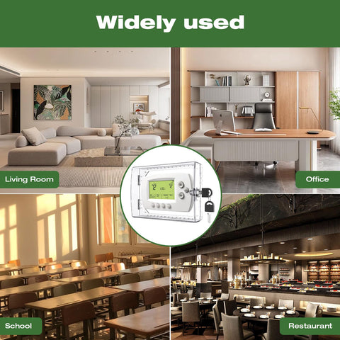 AUURIO office-home-application placed on wall supports secure temperature control